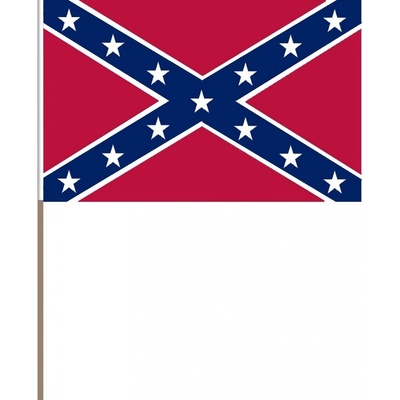 MMB Vlajka CONFEDERATE 30 x 45cm s tyčkou