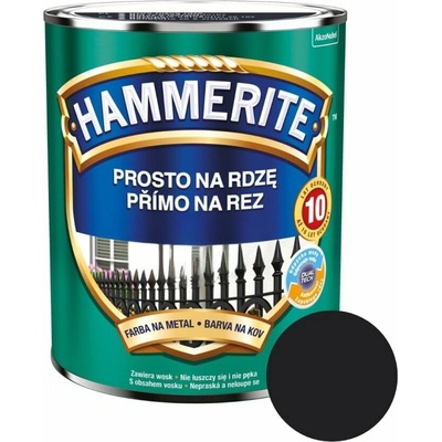 Hammerite priamo na hrdzu 0,25L matný čierny