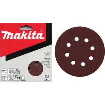 Makita P-43614 Brúsny papier 10ks/ 125mm/ K400/ 8 otvorov