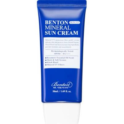 Benton Cosmetic Skin Fit Mineral минерален слънцезащитен флуид за лице SPF 50+ 50ml