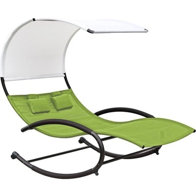 Vivere Double Chaise Rocker Zelená
