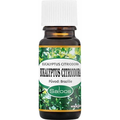 Saloos Eukalyptus citrónový esenciální olej 10 ml