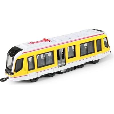 Rappa Kovová električka žltá 20 cm