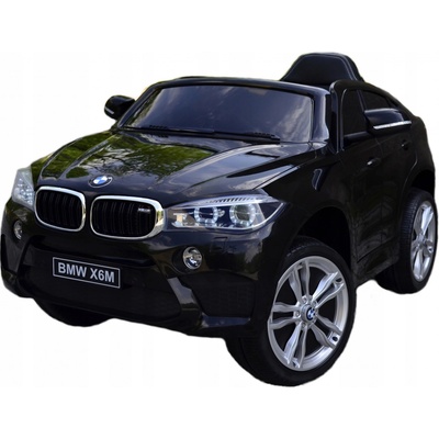 Lean Toys elektrické auto BMW X6 lakovaná černá