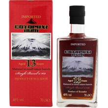 Cotopaxi Single Barrel Rum 13y 40% 0,7 l (holá láhev)