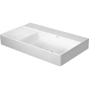 Duravit DuraSquare - Мебелна мивка 80х47 см, дясна, DuraCeram, алпийско бяло 2349800079 (2349800079)