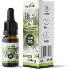 PuriBio 5% CBD Konopný olej Full Spectrum 10 ml