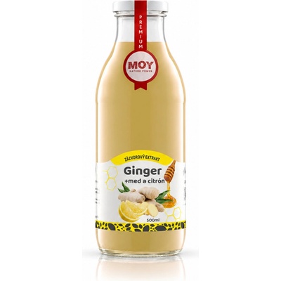 MOY Ginger s medom a citrónom 100% šťava 0,5 l
