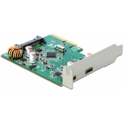 DeLock Карта Delock, PCI Express x4 към USB-C (USB 3.1 Gen 2) женско, 10 Gbps (DELOCK-90397)