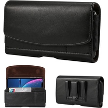 AppleMix Apple iPhone Xr / Xs Max / X / Xs - klip na opasok čierne