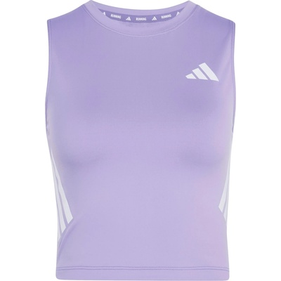 adidas Дамски топ Adidas Women's ADI365 Running Climacool Iconic Crop Tank Top - Magic Lilac - размер XL (916-7573-0216)