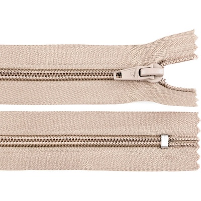 Spirálový zip No 5 délka 18 cm POL Varianta: 294 béžová, Balení: 1 ks 12764/642/182446