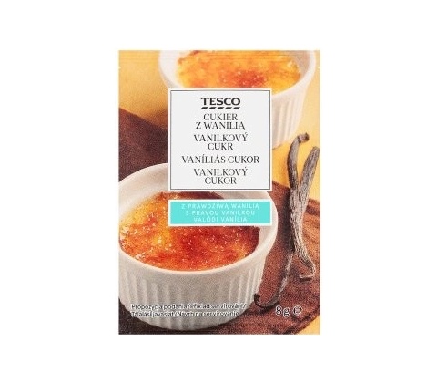 Tesco Vanilkový cukor 8 g