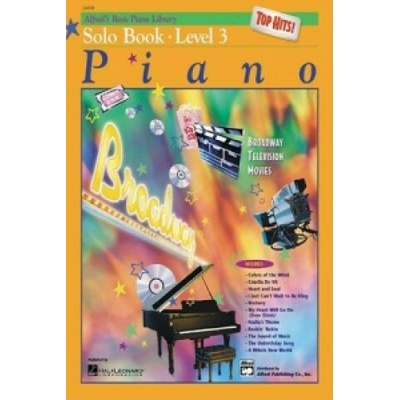 Alfred's Basic Piano Library Top Hits! Solo Book, Bk 3