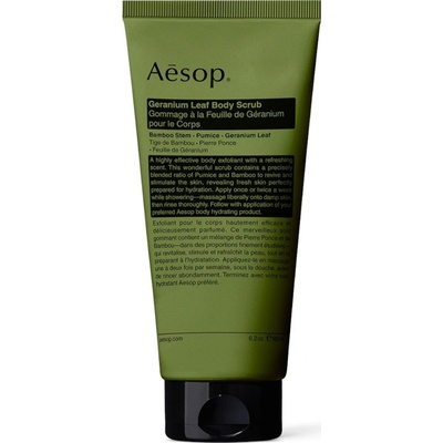 Aésop Body Geranium Leaf telový peeling 180 ml