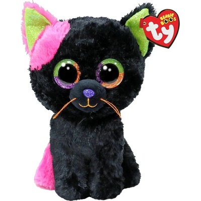 TY Toys Плюшена играчка TY Toys Beanie Boos - Котка Licorice, черна, 15 cm (TY37350)