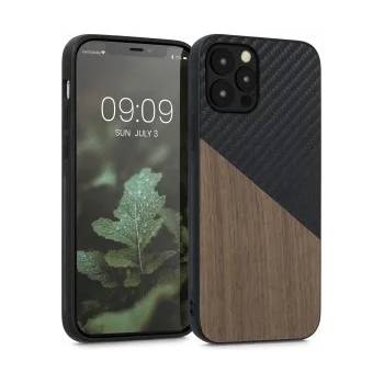 Image 1 of kwmobile Твърд калъф за Apple iPhone 12 / 12 Pro - тъмнокафяв