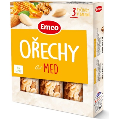 EMCO Tyčinka Orechy a med 35 g