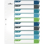 DURABLE Регистър DURABLE plastic A/4 maxi 1-10 цвят 679527 (679527)