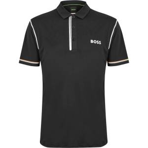 Boss Блуза с яка Boss Mens BOSS Short Sleeve Polo Shirt with Logo Detail (Paddytech Goc) - Black