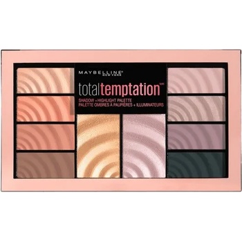 Maybelline Total Temptation Shadow & Highlight Palette - Палитра сенки за очи и хайлайтъри