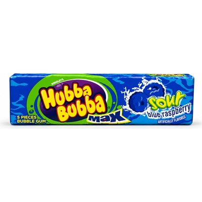 Hubba Bubba Max Sour Blue Raspberry 5 ks