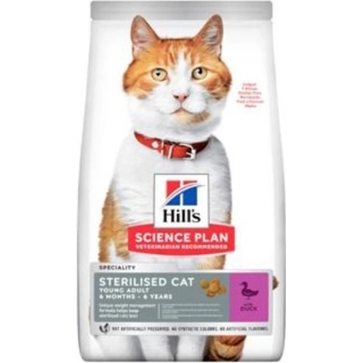 Hill's Science Plan Feline Adult Young Sterilised Cat Duck 1,5 kg