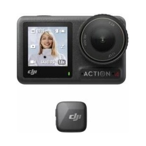 DJI Osmo Action 4 + Mic Mini Sender Infinity Black Спортна екшън камера