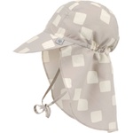 Lassig Слънцезащитна шапка с козирка Lassig - Flap, Checkerboard stone, размер 45/47, 7-12 м (4066239165275) - ozone