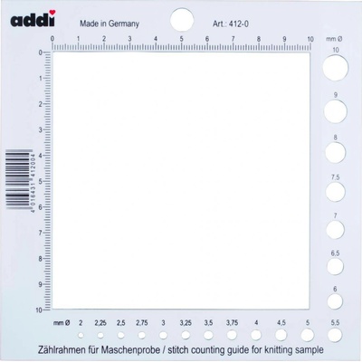 Addi Meřidlo jehlic čtverec – Zboží Dáma