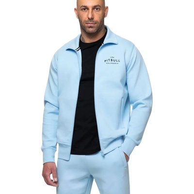 Pitbull West Coast mikina na zips bez kapucne Sampson sky blue