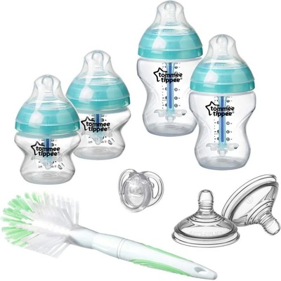 Tommee Tippee Tommee Tippee Комплект за новородено Advanced Anti-Colic + четка за шишета (TT.0036)