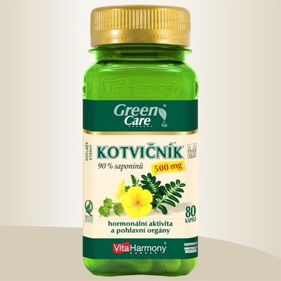 VitaHarmony Kotvičník 500 mg 90% saponinů Pomeranč 80 kapslí