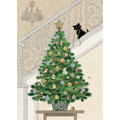 Přání do obálky Bug Art - Tree Kitten