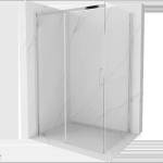 Mexen Omega плъзгаща се душ кабина 150 x 100 см, прозрачна, хром - 825-150-100-01-00 (825-150-100-01-00)