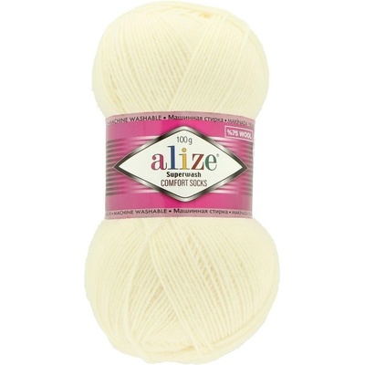 Alize Superwash Comfort Sock 100 smotanová 01