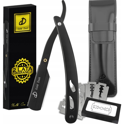 Kabura Britva na holenie Gold Dust šavetka sada ostrá nerezová ocel