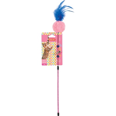 ZOLUX Играчка за котки във формата на въдица с помпон