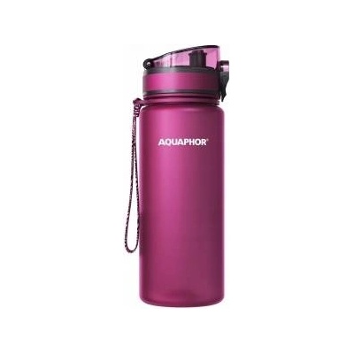 AQUAPHOR Filtering bottle Aquaphor City 0.65l burgundy