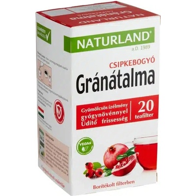 Naturland čaj GRANATOVE JABLKO SIPKY 20 X 2 G