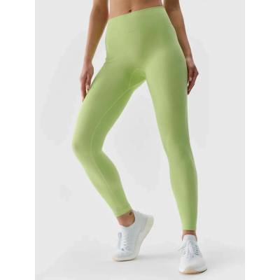 Women's seamless leggings 4F kaki