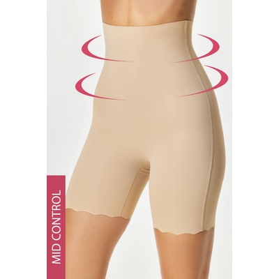 Astratex Stahovací boxerky Laser cut Exclusive s vysokým pasem béžová – Zboží Dáma