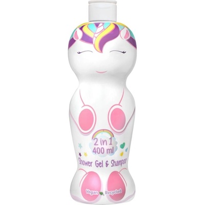 Be a Unicorn Shampoo & Shower Gel sprchový gel 2 v 1 pro děti 400 ml