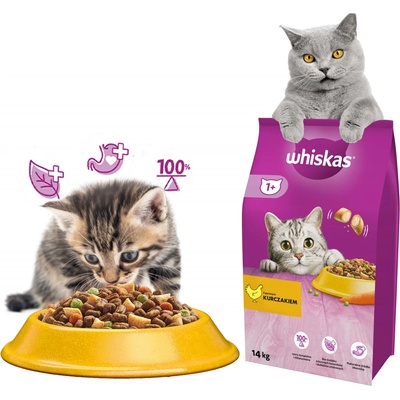 WHISKAS kuracie mäso s pečeňou 14 kg