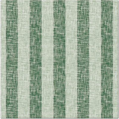 PAW AIRLAID Obrúsky L Linen Stripes Green 40x40cm