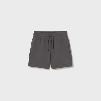 Mayoral Къси панталони мек плат basic цвят графит за бебе момче Mayoral