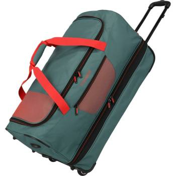 Travelite Пътна чанта Travelite Basics Wheeled duffle L exp Green/orange Travelite | Mnogotsveten | МЪЖЕ | UNI