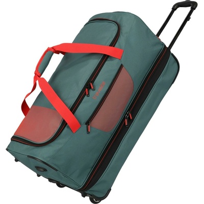 Travelite Пътна чанта Travelite Basics Wheeled duffle L exp Green/orange Travelite | Mnogotsveten | МЪЖЕ | UNI