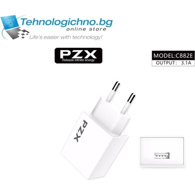 PZX Зарядно устройство 220v usb c882e pzx (c882e)