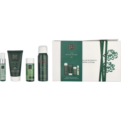 Rituals The Ritual of Jing sprchová pena 50 ml + telový krém 70 ml + telový olej 50 ml + telový sprej 20 ml